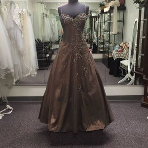 Montage taffeta ball gown and bolero. Size 16